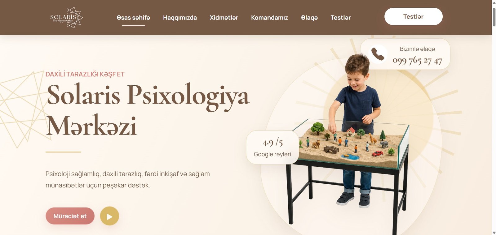 Psixologiya Mərkəzi layihəsi
